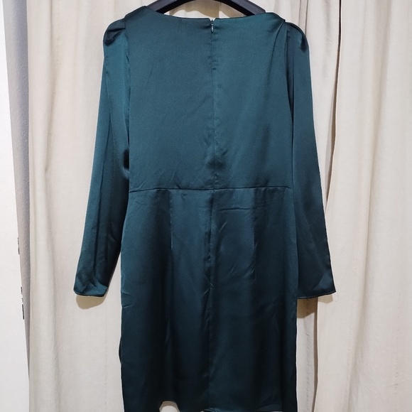 DKNY Side Knot Faux Wrap Dress Size 14 - Picture 5 of 8